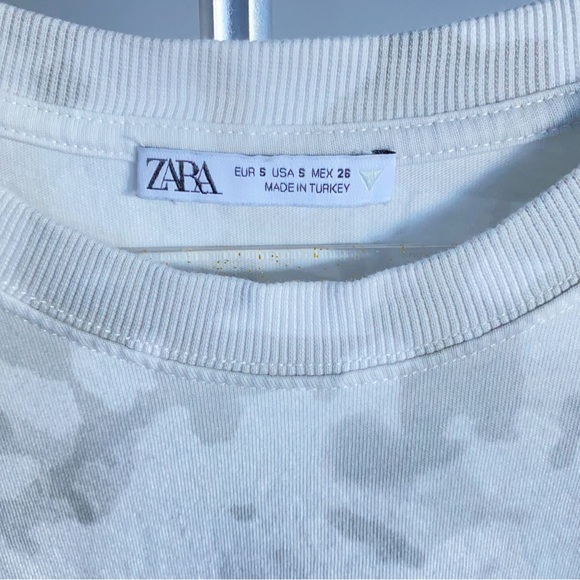 ZARA TIE DYE T-SHIRT WITH TEXT - Picture 5 of 12